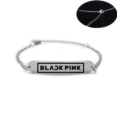 

Kpop Blackpink Bracelet Wristband JISOO Jennie Rose Lisa Signature Bracelet Adjustable Fashion Jewelry