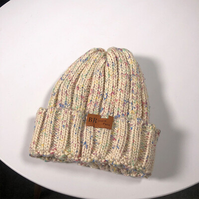 

Tailored Women Fashion Keep Warm Winter Hats Knitted Wool Hemming Hat