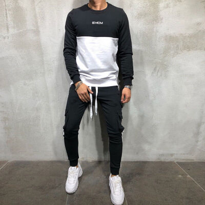 

Mens Tracksuit Top Bottom Sport Jogging Sweat Suit Trousers PantsHoodie Coat