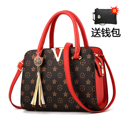 

Womens middle-aged female bag mother bag large capacity fashion atmosphere hand-held oblique satchel bag