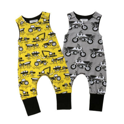 

Sleeveless Baby Boy Girl Kids Romper Bodysuit Jumpsuit Playsuit Clothes Outfits