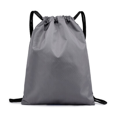 

Bunch pocket drawstring backpack waterproof portable folding outdoor travel sports fitness bag for men&women