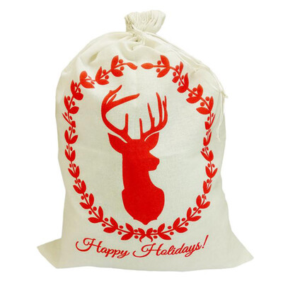 

〖Follure〗Christmas Gift Bag Linen Christmas Gift Bag