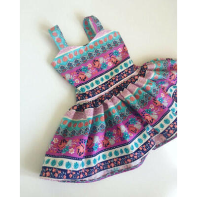 

US Toddler Infant Baby Girl Kids Boho Bohemia Short Dress Summer Sundress Skirt