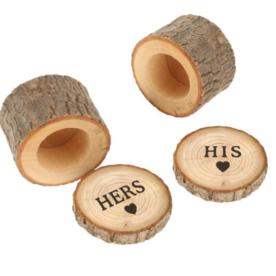 

Wooden Wedding Ring Box Wood Printing Ring Box Wedding Holiday Party Crafts