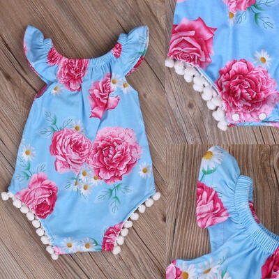 

Floral Newborn Baby Boys Girls Clothes Bodysuit Romper Jumpsuit Playsuit Outfits