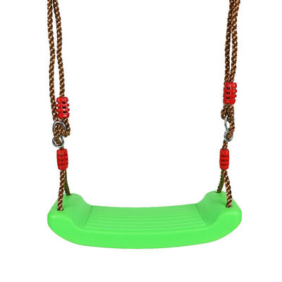 

Plastic Garden Swing Kids Hanging Seat Toys with Height Adjustable Ropes
