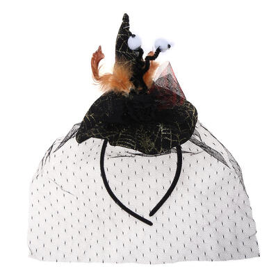 

Fashion Gauze Veil Headband Headdress Halloween Night Club Hair Band
