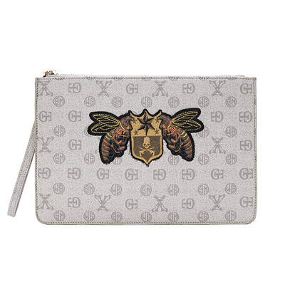 

Men&women carry wallets wallets large capacity wallets personality embroidery handbags simple recreational retro handbags