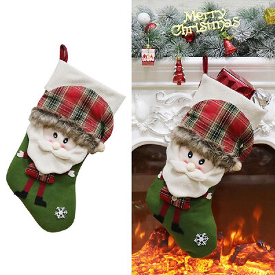 

Christmas New Style Creative Christmas Socks Gift Bag Christmas Tree Pendant Christmas Decoration For Christmas Party Decorating