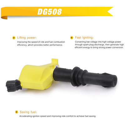 

Ignition Coils Straight Boot for Ford Expedition Explorer - 04-08 F-150 - Mercury Mountaineer 46L 54L 68L V8 8 packs