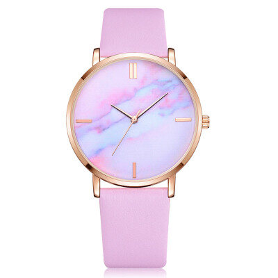 

Lvpai Brand Women Watches Luxury Leather Strip Marble Dial Dress Wristwatch Ladies Gift Quartz Clock Relogio feminino