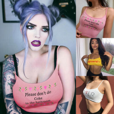 

Fashion Women Tank Top Bustier Bra Vest Crop Top Bralette Blouse Singlet T Shirt