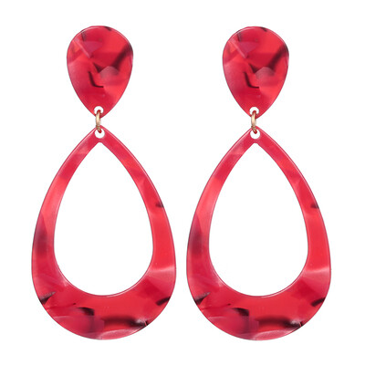 

Womens Earrings Fashion Korea Acrylic Leopard Pattern Bohemian Charm Geometric Drop Earrings for Girls Jewelry Gifts 2019 New
