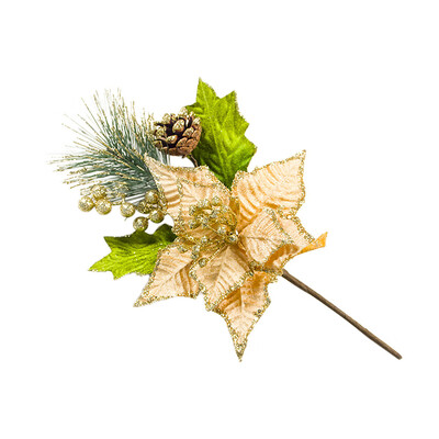 

Siaonvr Beautiful Artificial Decorative Artificial Flowers Christmas Tree Decoration