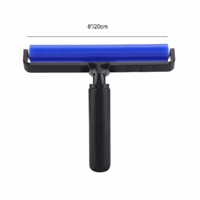 

10 Inch Dust Removal Sticky Silicone Roller Particles Dust Wiper Hair Remover Cleaning Brush Tools for PCB SMT LCD Process