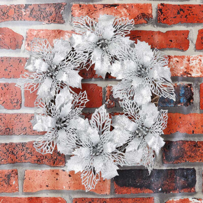 

Tailored Christmas Party Leaf Door Wall Decoration Window Ornament Garland Wreath