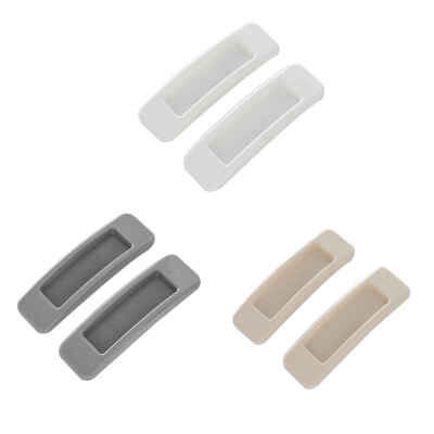 

2pcsset Self-adhesive Plastic Sliding Door Pull Window Handle Cupboard Cabinet Kitchen Drawer Knobs