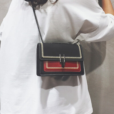 

Texture Scrub Net Red Pouch Womens Bag 2019 New Fashion Chain Shoulder Bag Joker Ins Ocean Crossbody Bag