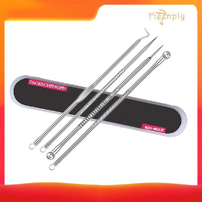 

FTEENPLY Stainless Steel Acne Needle Blackhead Remover Tool Kit Practical Beauty Tools Set