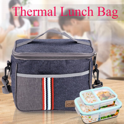 

Thermal Insulated Cooler Lunch Bag Travel School Picnic Food Storage Case Container Picnic Lunch Bag Thermal Lunch Bag