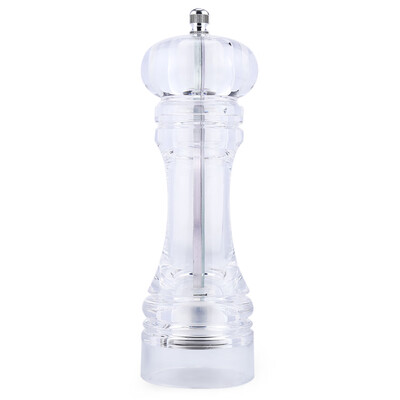 

Arcylic Manual Pepper Salt Spice Mill Kitchen Accessories