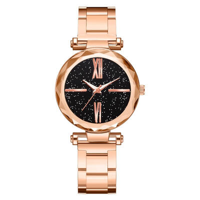 

Minimalism Women Watches Luxury Ladies Quartz Wristwatch Alloy Strap Starry Sky Dial Clock Fashion Gift Zegarki Damskie