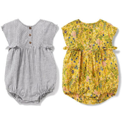 

UK Newborn Kids Baby Boy Girl Sleeveless Romper Bodysuit Jumpsuit Outfit Clothes