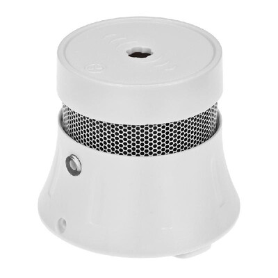 

Mini Photoelectric Smoke Alarm 85dB Loud Sound Warning & LED Light Flashing Built-in 5-Years-Life Battery Smoke Alert Detector for