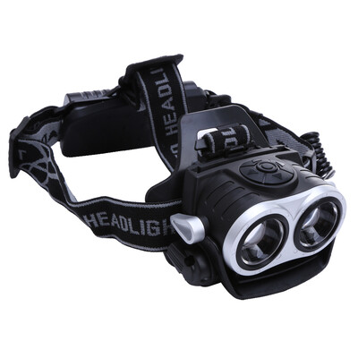 

10000Lm 2x T6 LED Rechargeable Zoom 18650 Headlamp Headlight Torch USB