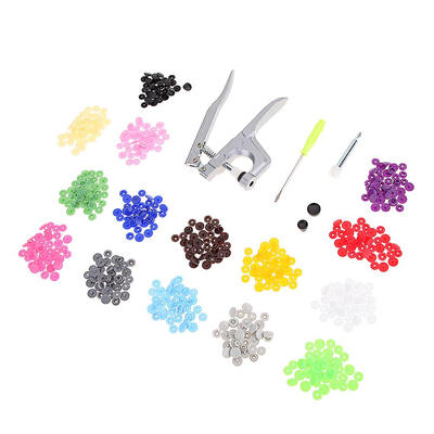 

Fastener Snap Pliers 150 pcs Resin Plastic Fastener Button Press Tools