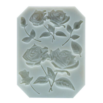 

Rose Flower Silicone Mold Chocolate Fondant Cake Mould DIY Baking Tool