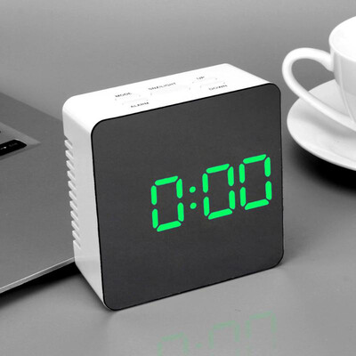 

Gobestart Multi Functional Digital LED Mirror Clock Alarm Night Lights Thermometer