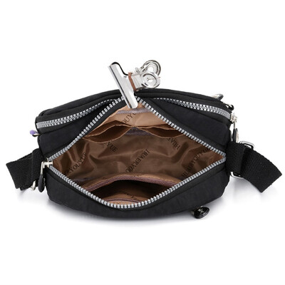 

Tailored Women Nylon Shoulder Bag Waterproof Elegant Daily Shopping Handbag