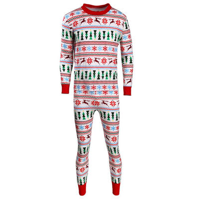 

2pcs Christmas Family Matching Pajamas Set Digital Print Dads Clothes Set