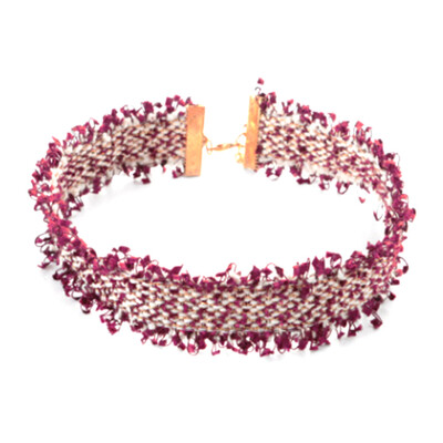 

Women Girl Floral Embroidery Choker Elegant Princess Necklace Collar Jewelry