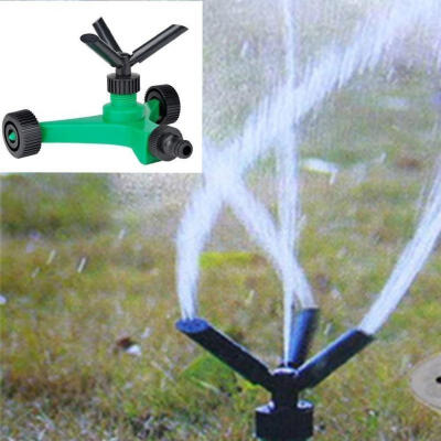 

Three-fork Rotary Sprinkler With Wheels Watering Tri-outlet Rotating Sprinklers