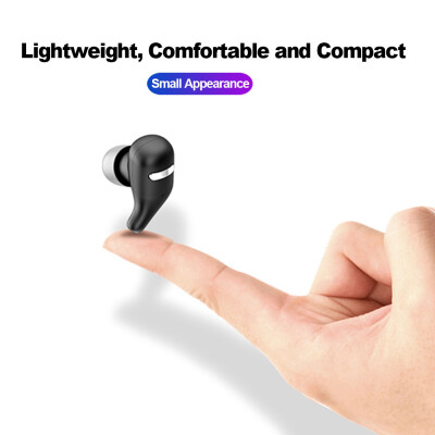 

A2 True Wireless Bluetooth 50 Headphones Invisible Mini Earphones In-ear Stereo Music Headsets Hands-free w Dual Mic Charging Bo