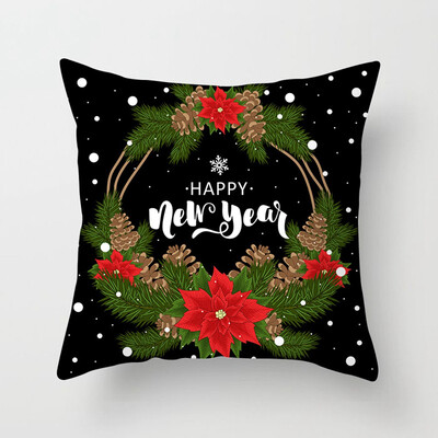 

New Creative Christmas Pillow Case Santa Claus Holiday Sofa Throw Cushion Cover Home Decor