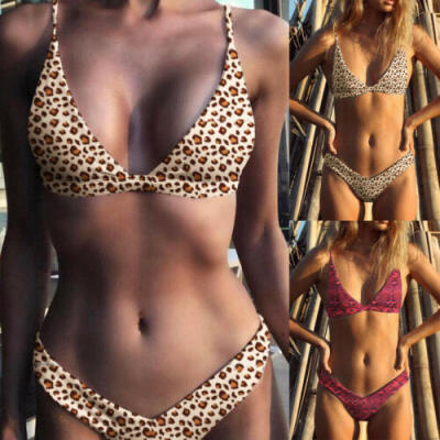 

Womens Padded Push-up Bra Bikini Set Swimsuit Swimwear Beachwear Bathing Suit