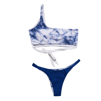 

Saidsome Women Printing Bandage Bikini Set Brazilian Swimwear Beachwear Swimsuit