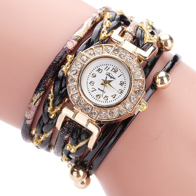

Womens watches ethnic style pure hand-woven bracelets watch bells retro circle womens fashion watch
