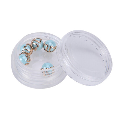 

Toponeto 3D Nail Art Rhinestones Glitters Acrylic Matte BeadsTips Decoration Manicure