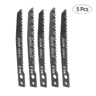 

5 pcs JigSaw Blades Woodworking Curve Saw Power Tools Jigsaw Metal Universal Fine Teeth Medium Tooth Wood Curve Cutting Saw Houtbe