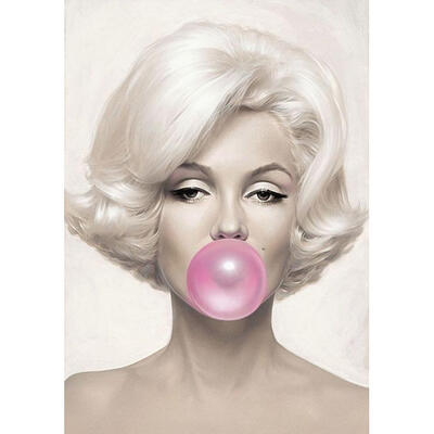 

5D DIY Full Drill Diamond Painting Blow Bubbles Women Cross Stitch Mosaic