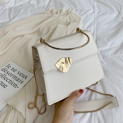 

Chain bag female new wave Korean version of the handbag shoulder bag fashion wild diagonal cross bag lock buckle tide
