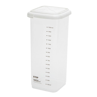 

JPGIF Plastic Sealed Cans Kitchen Storage Box Transparent Food Canister Keep Fresh A