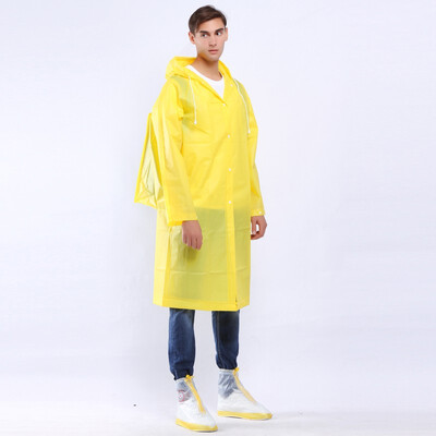 

203 EVA adult backpack raincoat