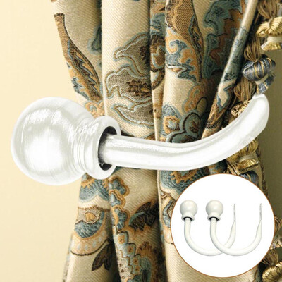 

〖Follure〗2 x Curtain Accessories Decoration Curtain Hook Hook Cloth Accessories White
