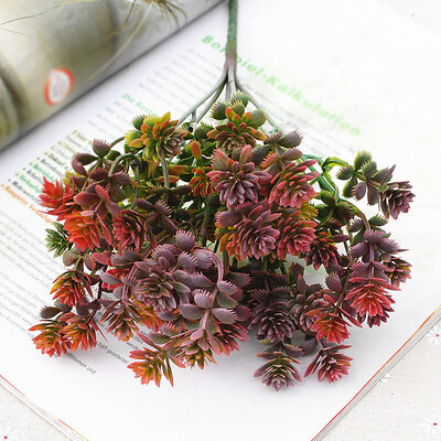 

28 Heads Artificial Fake Leaf Plant Leaves Flowers Party Home Decor